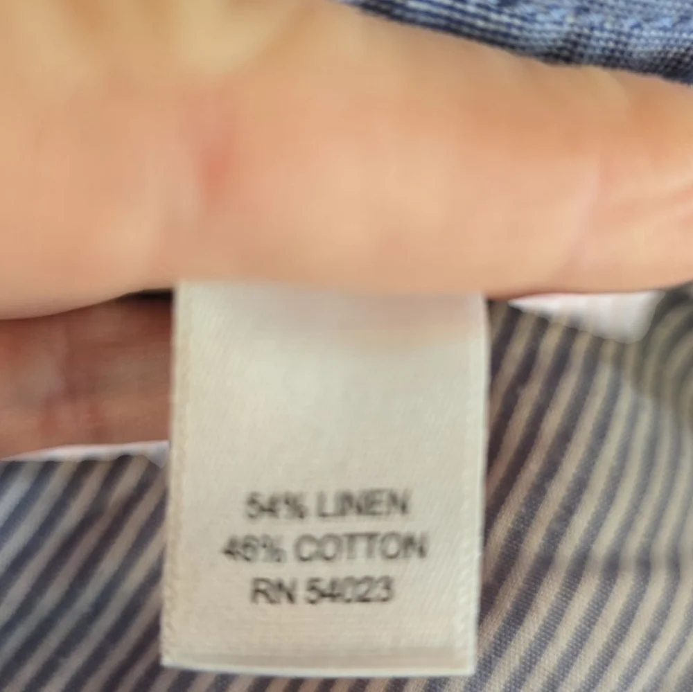 Banana Republic Men's Linen-Cotton Blend Pant Size 32 x 32 Drawstring